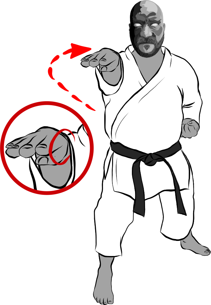 Hai-tou tsuki (Ridge-hand strike)